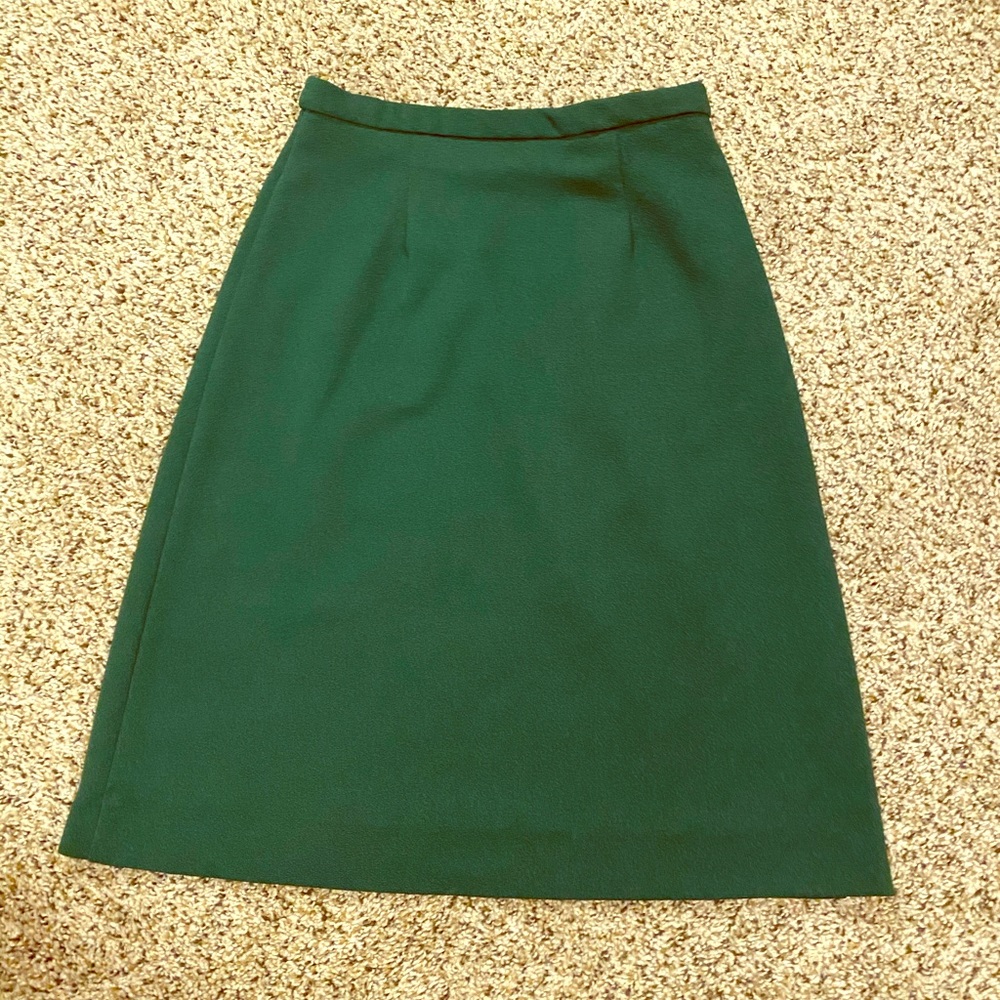 Vintage 1960s Green Skirt